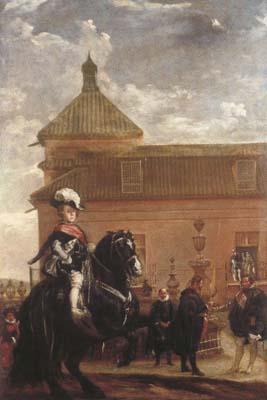 Diego Velazquez Prince Baltasar Carlos with the Count-Duke of Olivares at the Royal Mewa (df01)